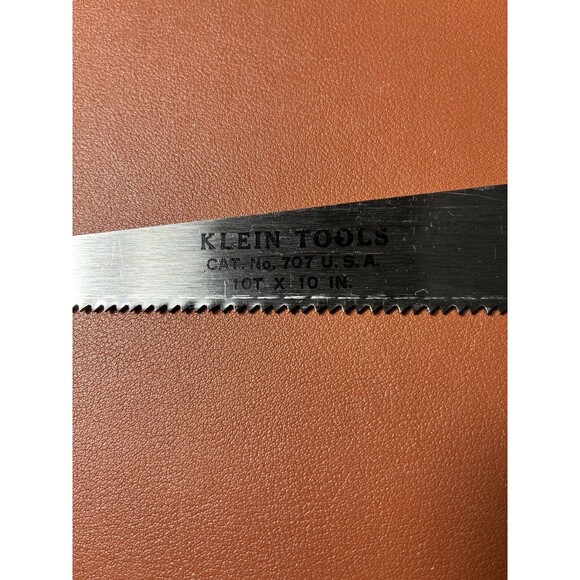 KLEIN TOOLS 707 Compass Saw Blades - 10" x 10T Made in USA - Picture 5 of 5